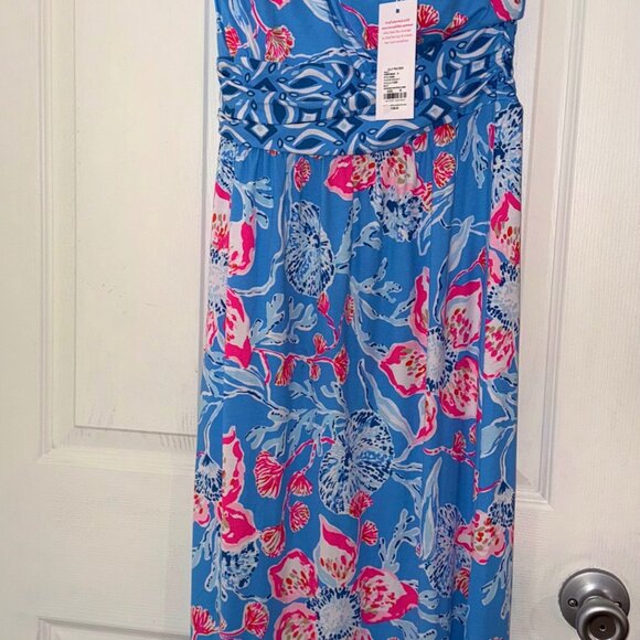 NWT!! 🌸🌸 Lilly Pulitzer Helina One Shoulder Midi. Sz M - Picture 4 of 6